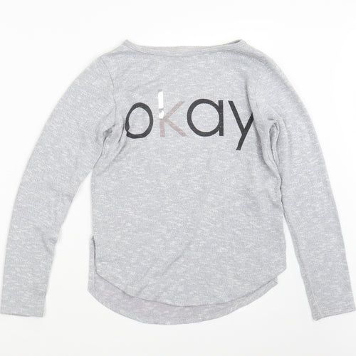 H&M Girls Grey   Pullover Jumper Size 11-12 Years