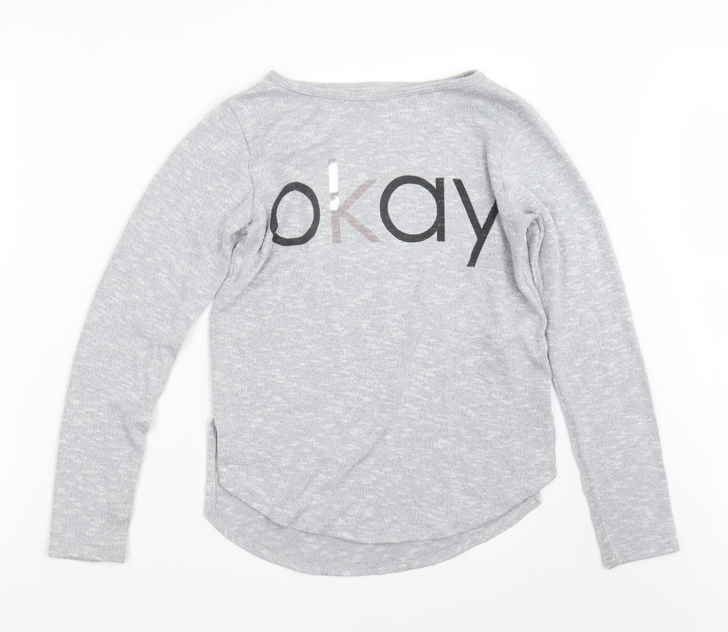 H&M Girls Grey   Pullover Jumper Size 11-12 Years