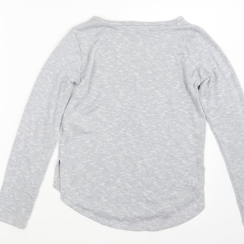 H&M Girls Grey   Pullover Jumper Size 11-12 Years