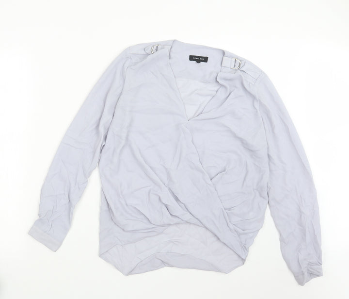 New Look Womens Purple   Basic Blouse Size 10