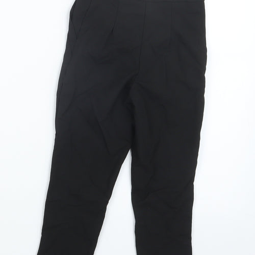 George Boys Black   Cargo Trousers Size 5-6 Years