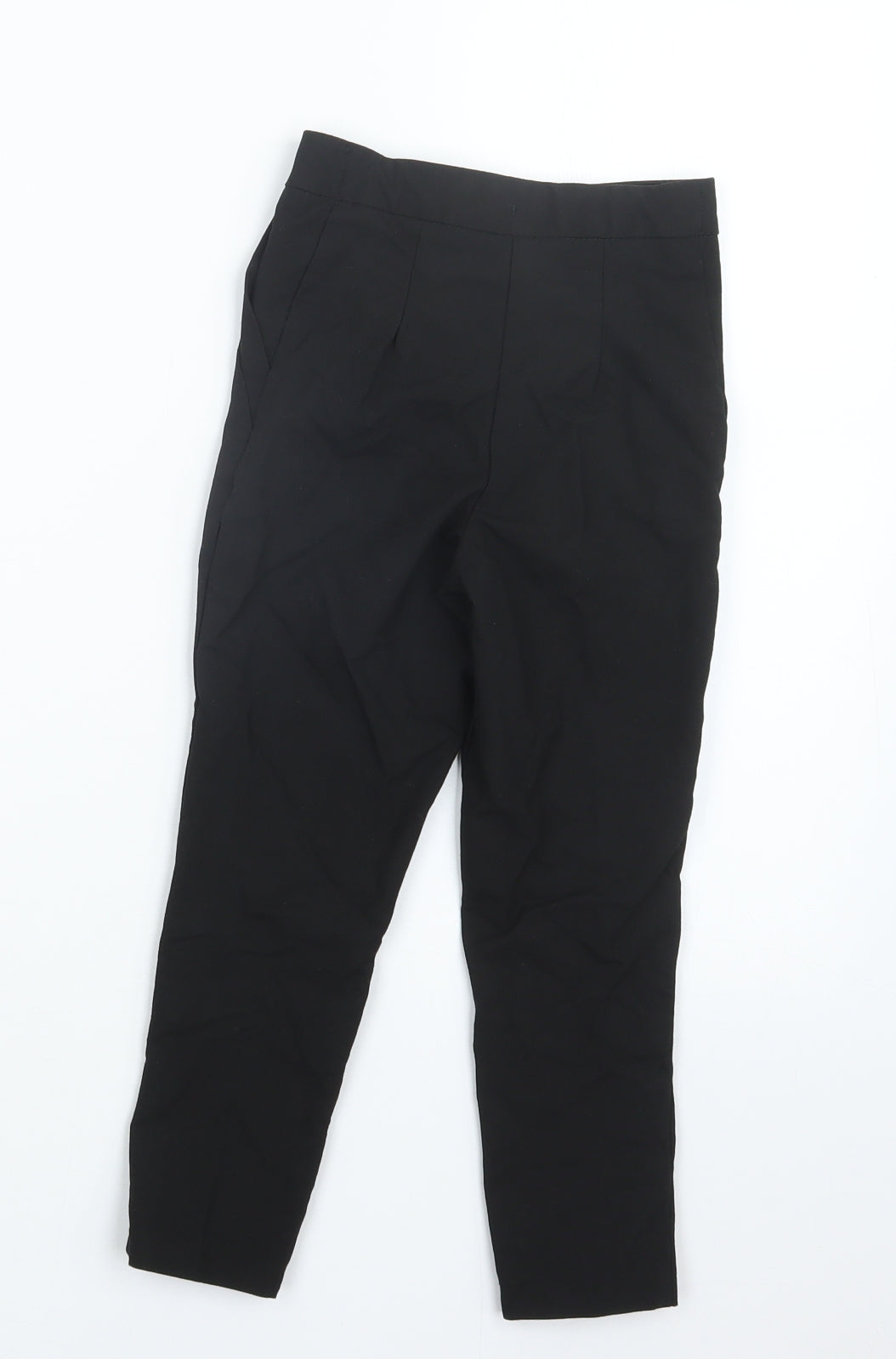 George Boys Black   Cargo Trousers Size 5-6 Years