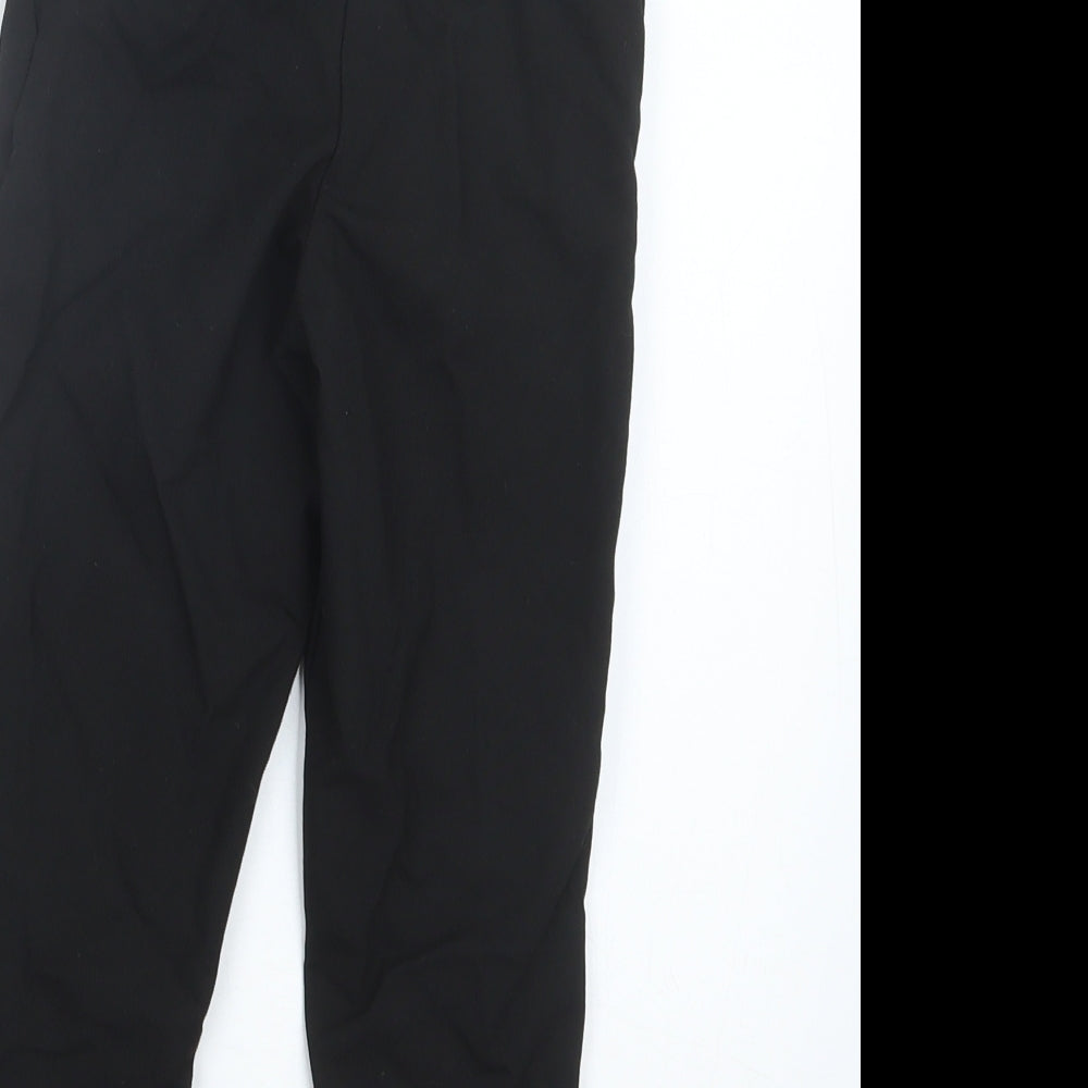 George Boys Black   Cargo Trousers Size 5-6 Years