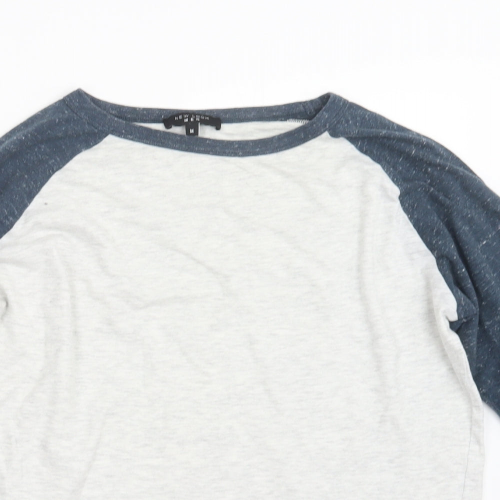 New Look Mens Blue    T-Shirt Size M