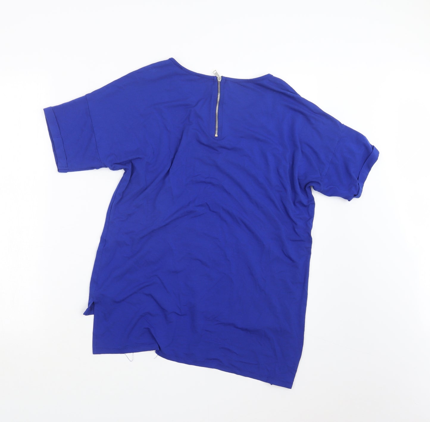 Select Womens Blue   Basic T-Shirt Size 12