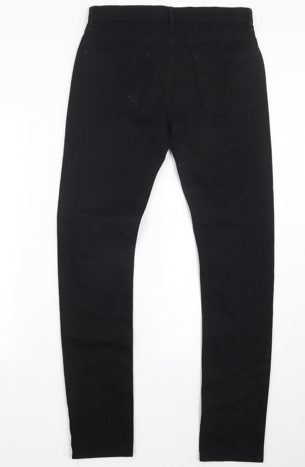 Topman Mens Black  Denim Skinny Jeans Size 30 in L32 in