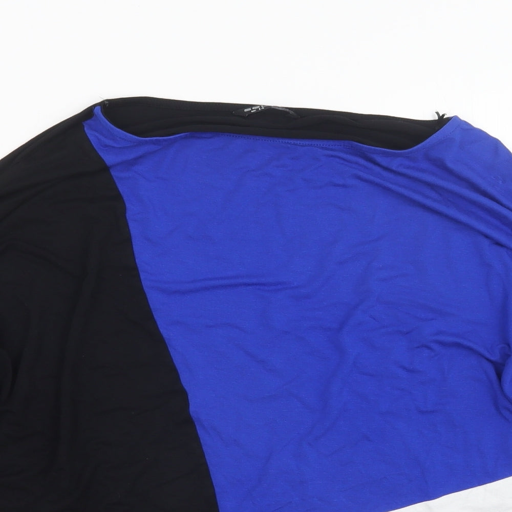 Select Womens Black   Basic T-Shirt Size 14