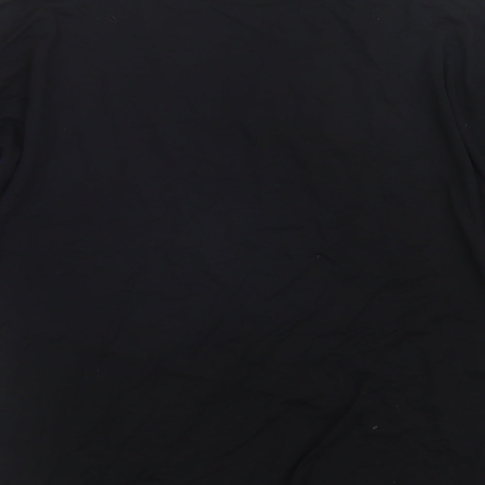 Select Womens Black   Basic T-Shirt Size 14