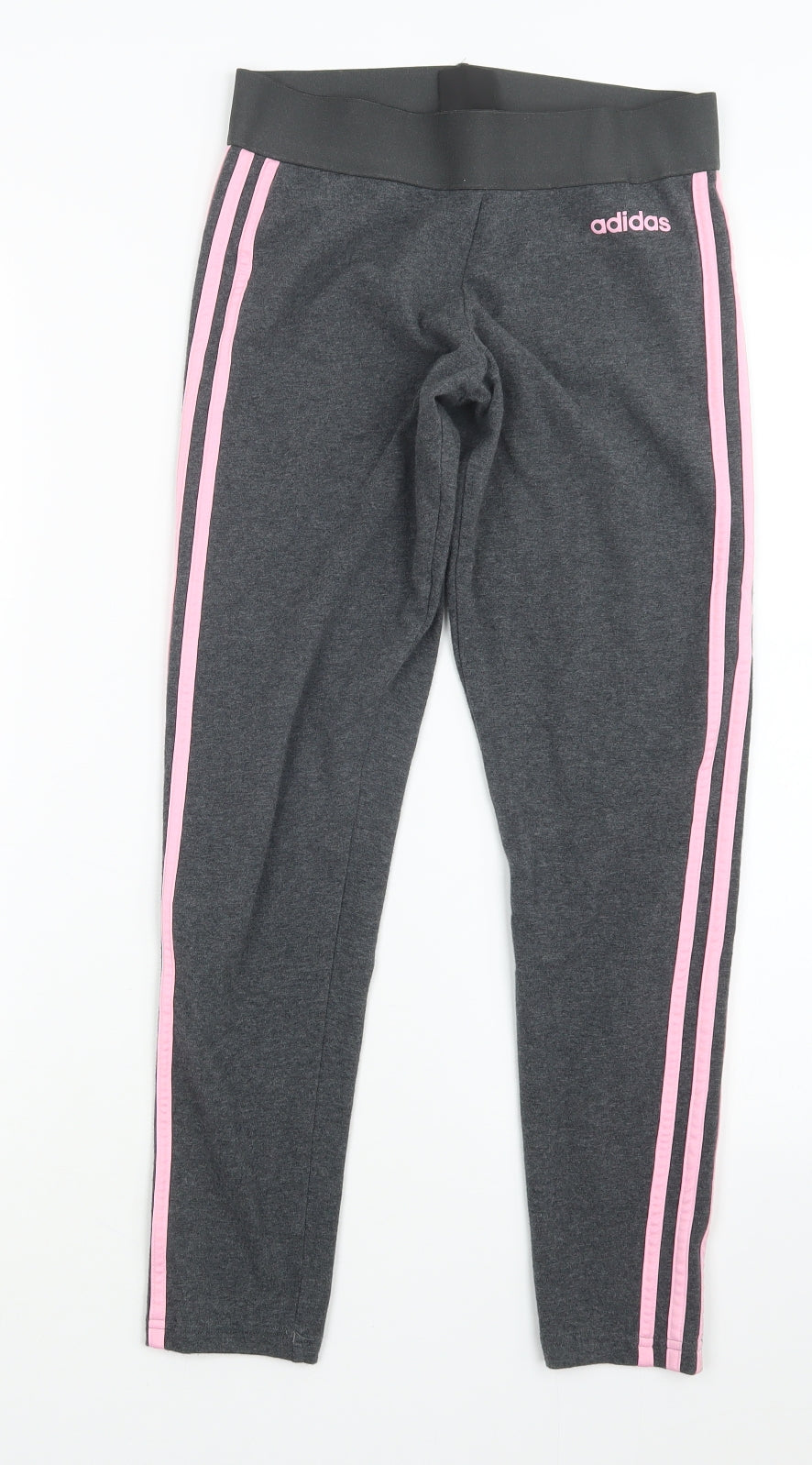 adidas Womens Grey   Capri Leggings Size 8 L25 in