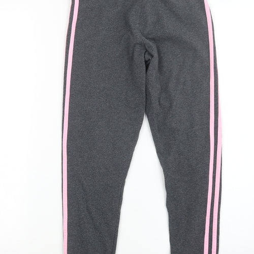 adidas Womens Grey   Capri Leggings Size 8 L25 in