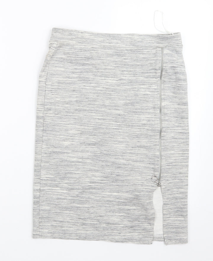 TU Womens Grey Straight & Pencil Skirt Size 12