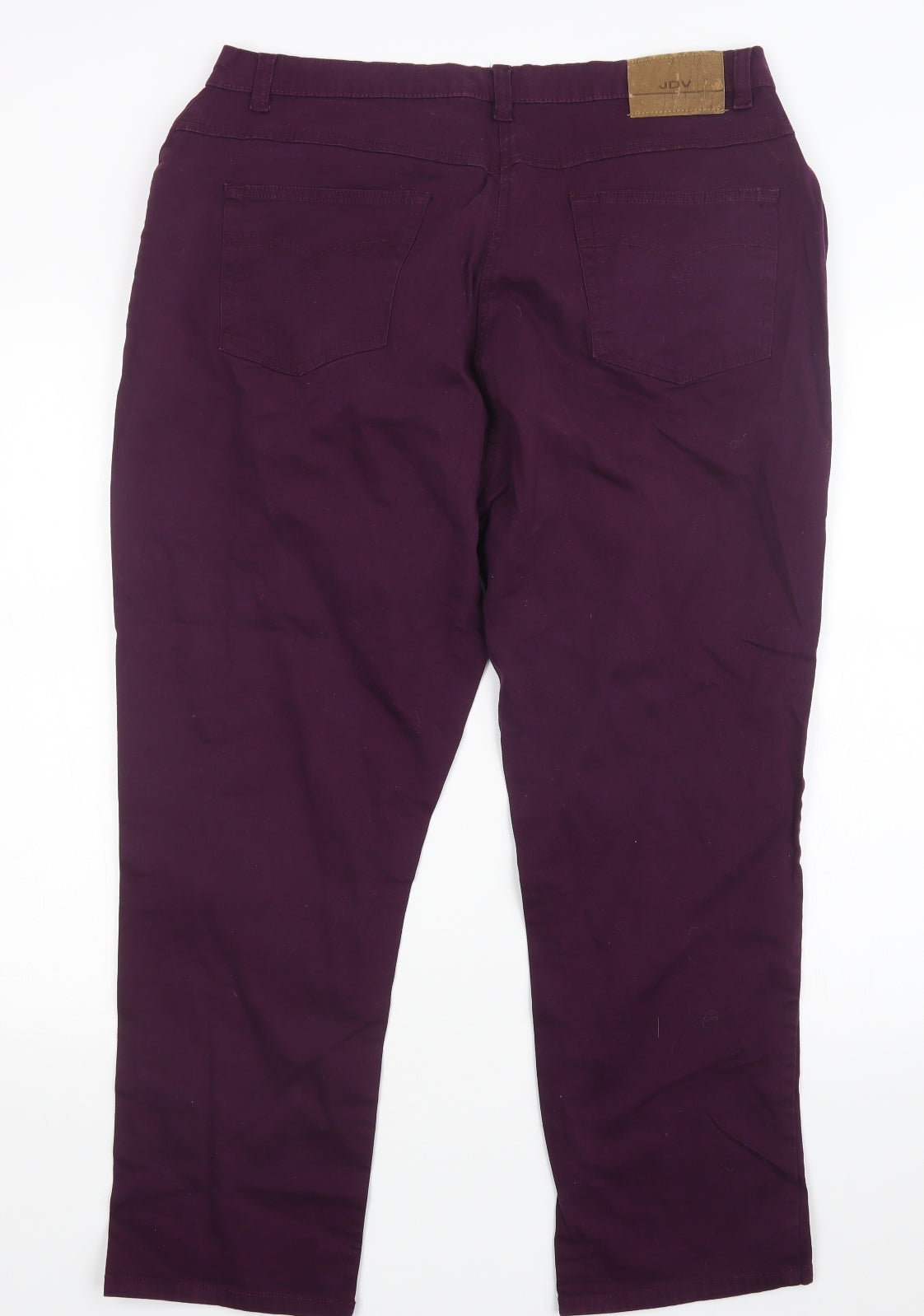 JOIE DE VIVRE Womens Purple  Denim Straight Jeans Size 20 L26 in