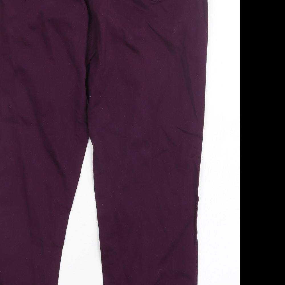 JOIE DE VIVRE Womens Purple  Denim Straight Jeans Size 20 L26 in