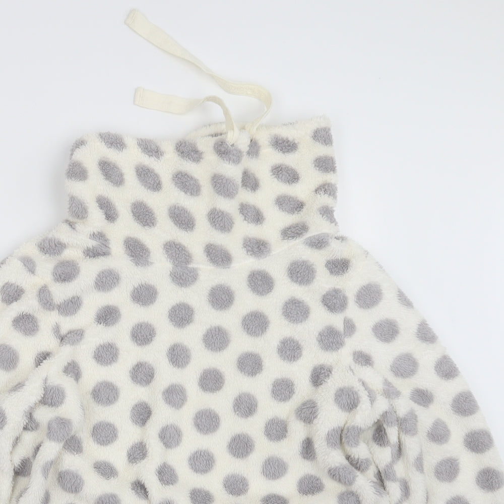 NEXT Womens Grey Polka Dot  Top Pyjama Top Size XL