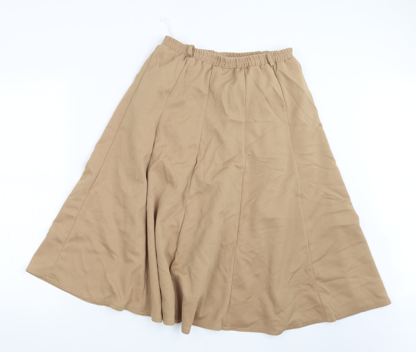 Riddella Womens Beige   A-Line Skirt Size 14