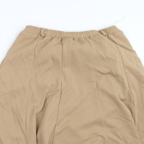 Riddella Womens Beige   A-Line Skirt Size 14