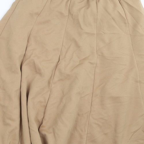 Riddella Womens Beige   A-Line Skirt Size 14
