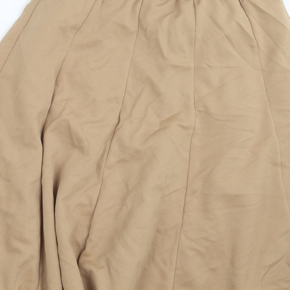 Riddella Womens Beige   A-Line Skirt Size 14