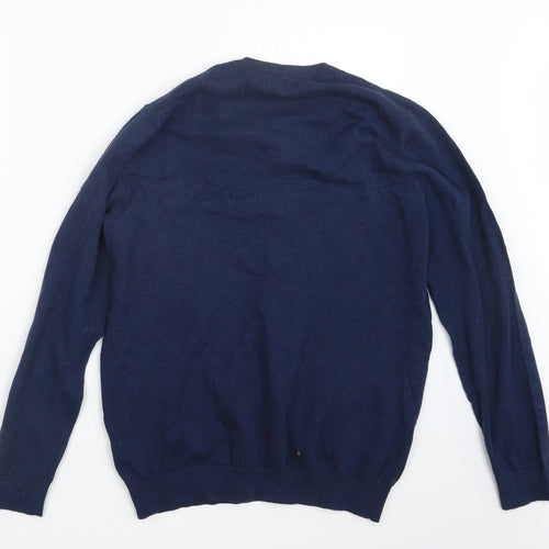 TU Mens Blue  Knit Pullover Jumper Size M