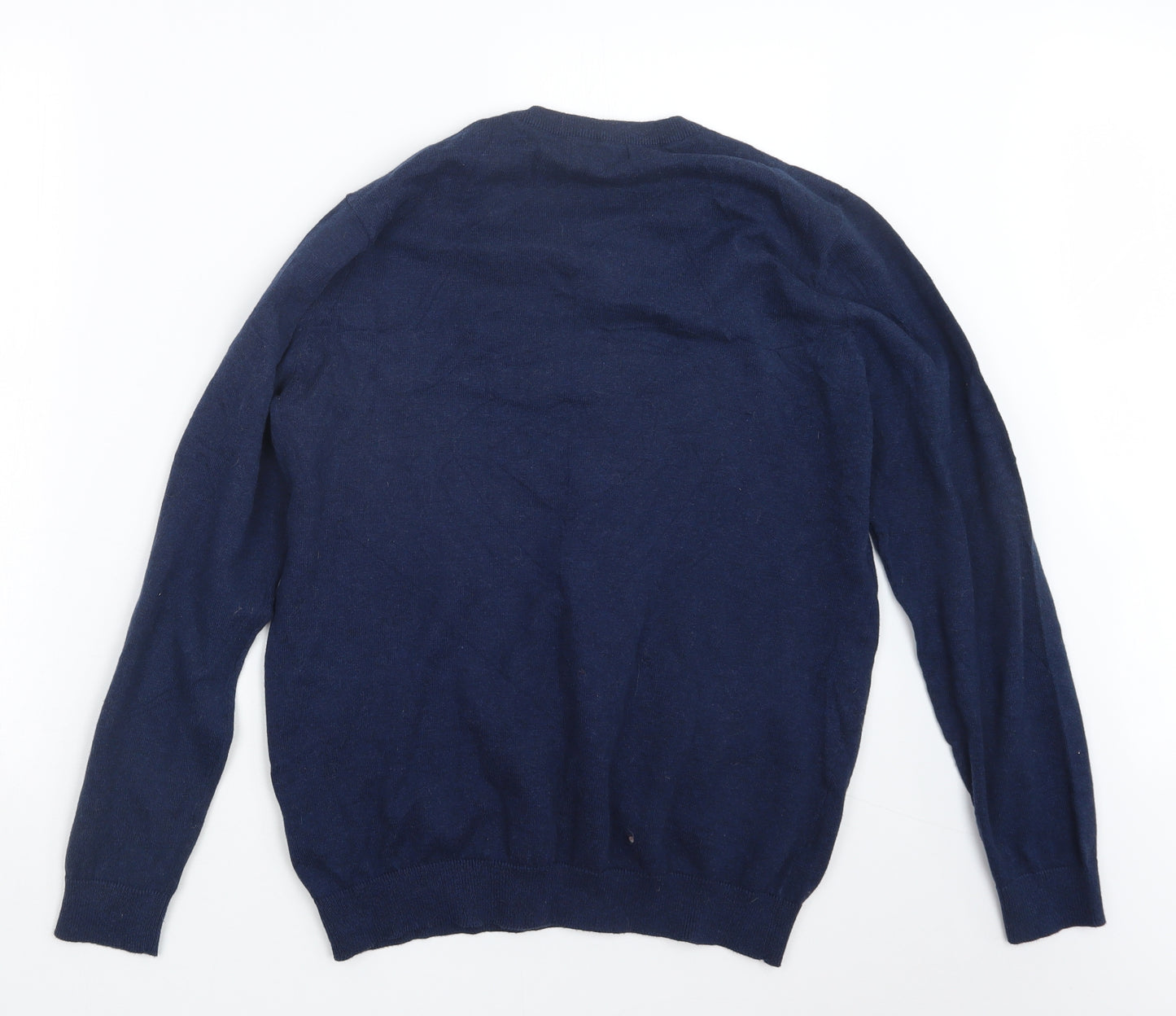 TU Mens Blue  Knit Pullover Jumper Size M