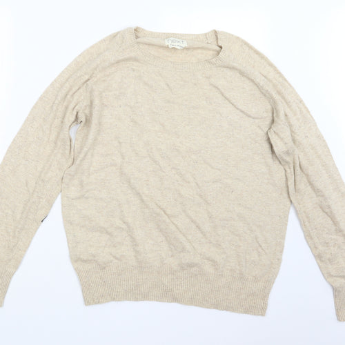 NEXT Womens Beige  Knit Pullover Jumper Size 16