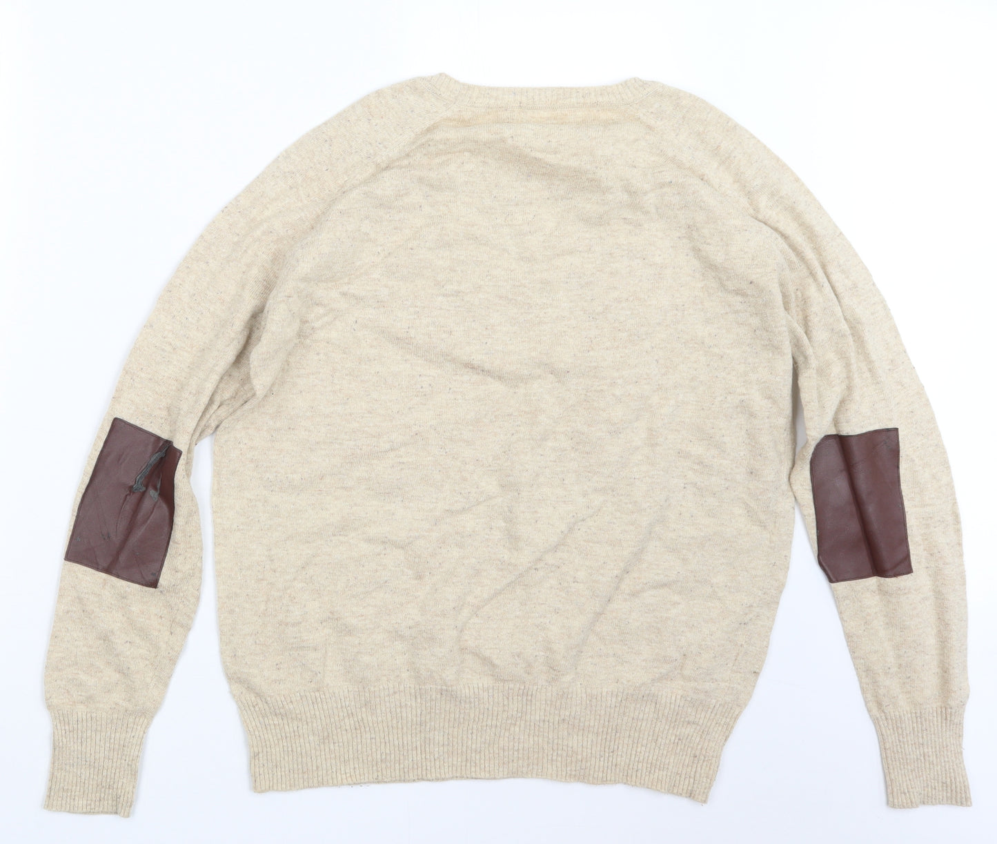 NEXT Womens Beige  Knit Pullover Jumper Size 16