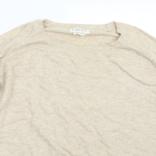 NEXT Womens Beige  Knit Pullover Jumper Size 16