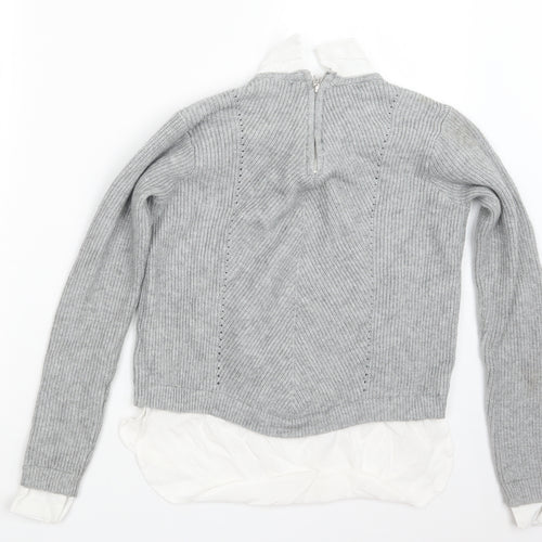 Primark Womens Grey  Knit Pullover Jumper Size 12