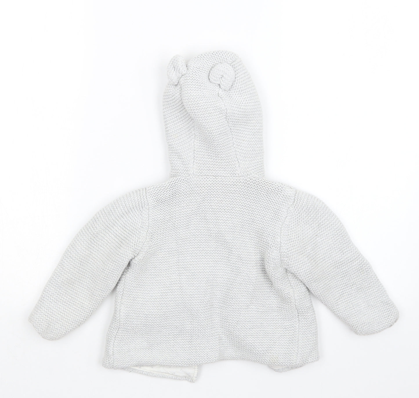 Marks and Spencer Boys Grey  Knit Jacket  Size 12-18 Months
