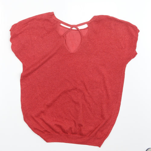 NEXT Womens Red   Pullover Jumper Size 14