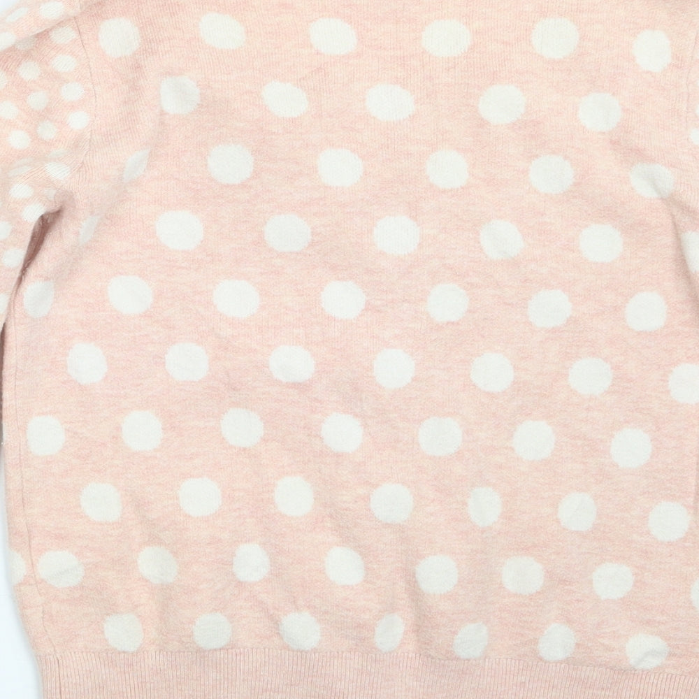 NEXT Womens Pink  Knit Cardigan Jumper Size 10