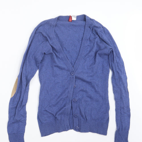 Divided by H&M Womens Blue  Knit Cardigan Jumper Size 6