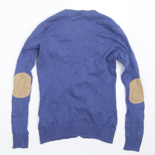 Divided by H&M Womens Blue  Knit Cardigan Jumper Size 6