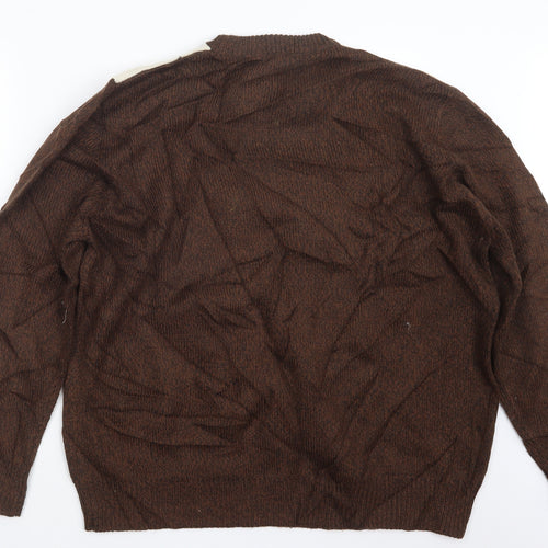 George Mens Brown  Knit Pullover Jumper Size 2XL  - Christmas