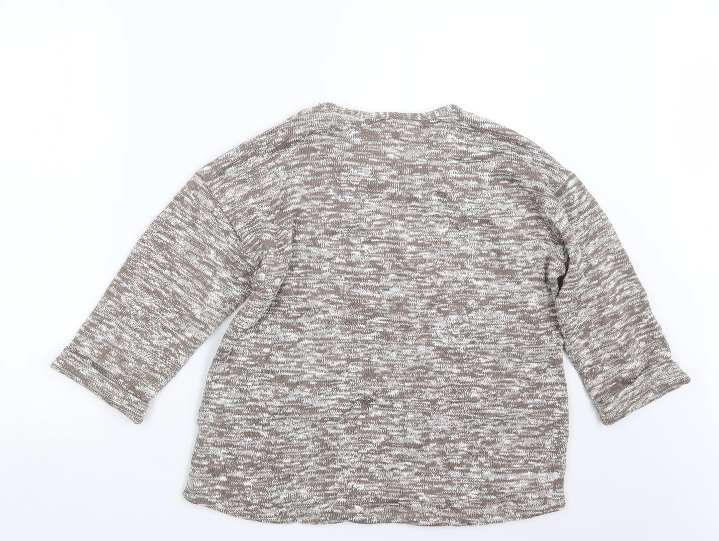 Bonmarché Womens Beige  Knit Pullover Jumper Size 14