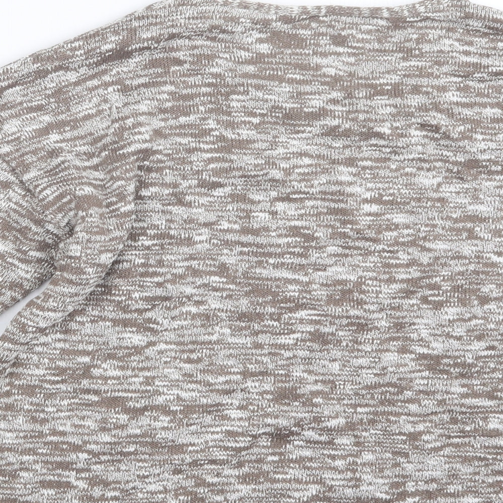 Bonmarché Womens Beige  Knit Pullover Jumper Size 14