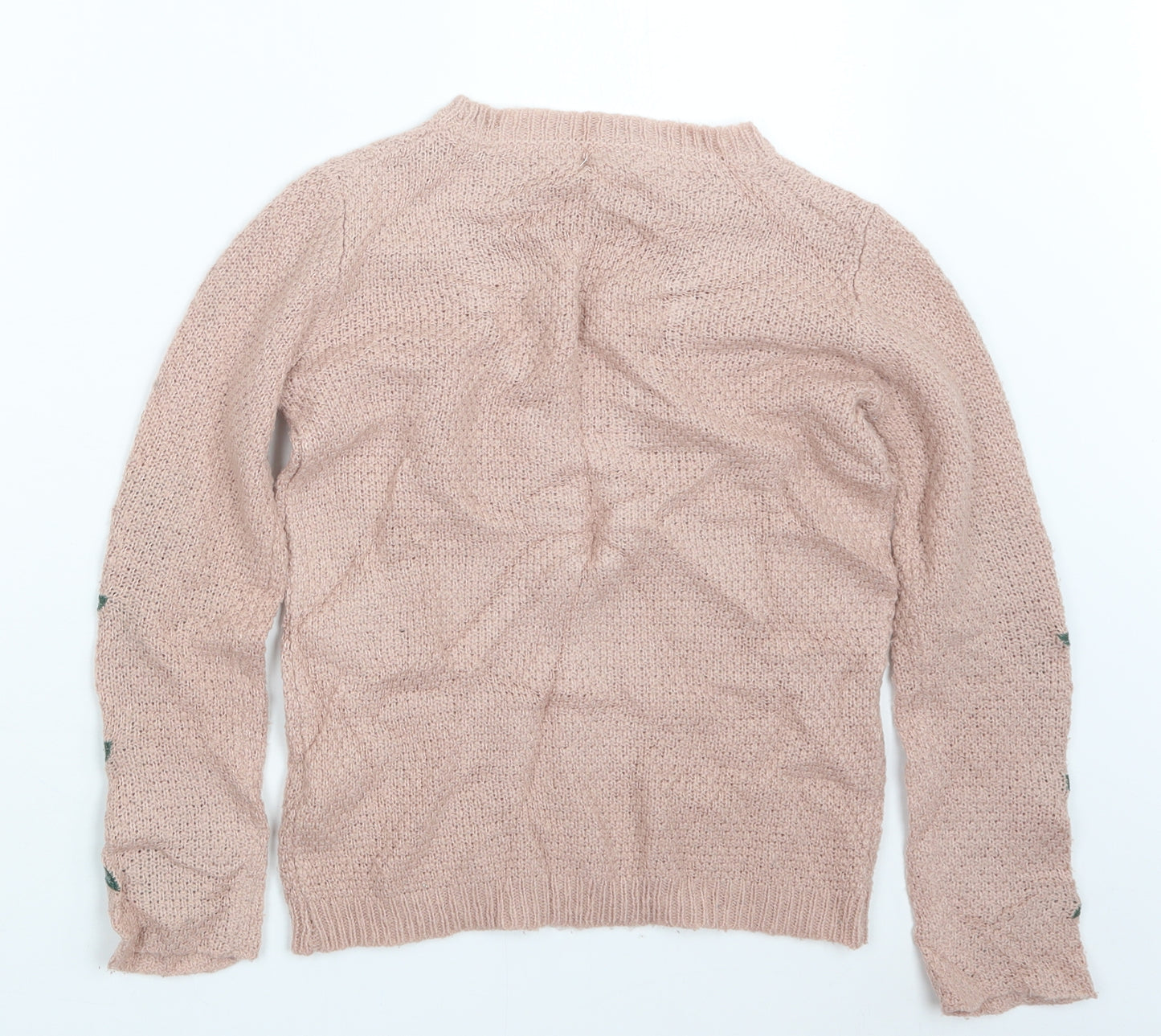 Primark Girls Pink  Knit Pullover Jumper Size 10-11 Years