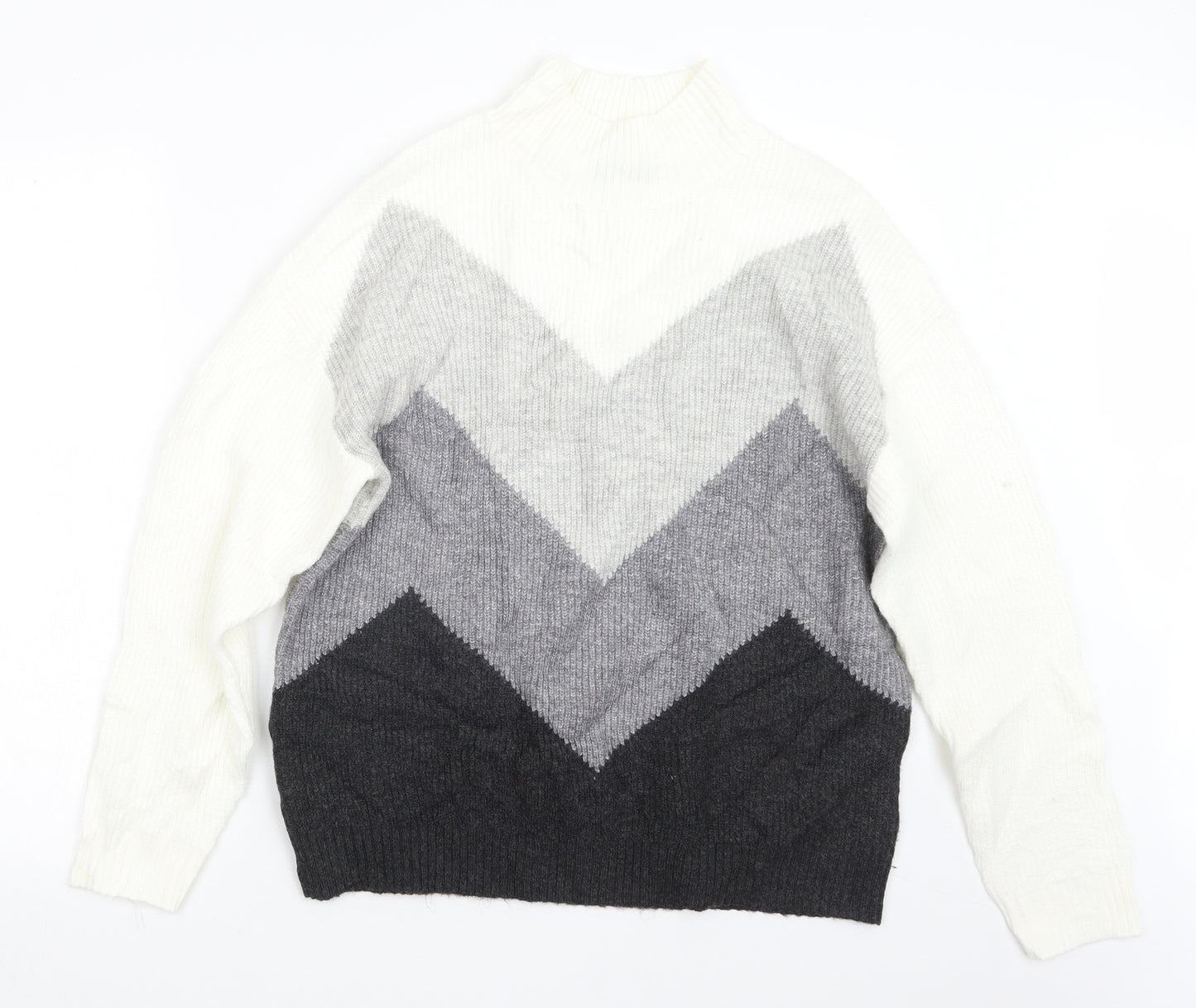 Marks and Spencer Womens Grey  Knit Pullover Jumper Size 12