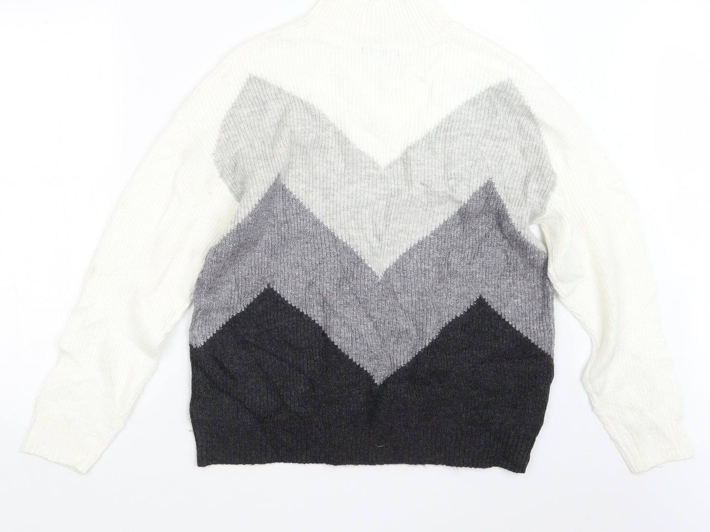 Marks and Spencer Womens Grey  Knit Pullover Jumper Size 12
