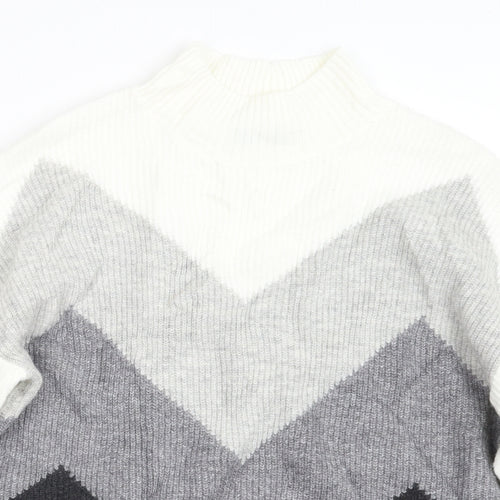 Marks and Spencer Womens Grey  Knit Pullover Jumper Size 12