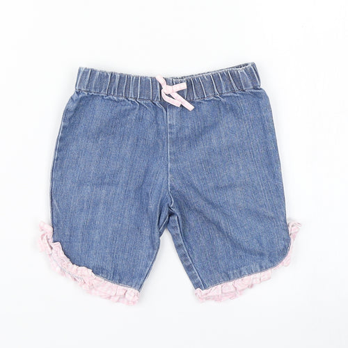 Starting Out Girls Blue  Denim Cropped Jeans Size 9 Months