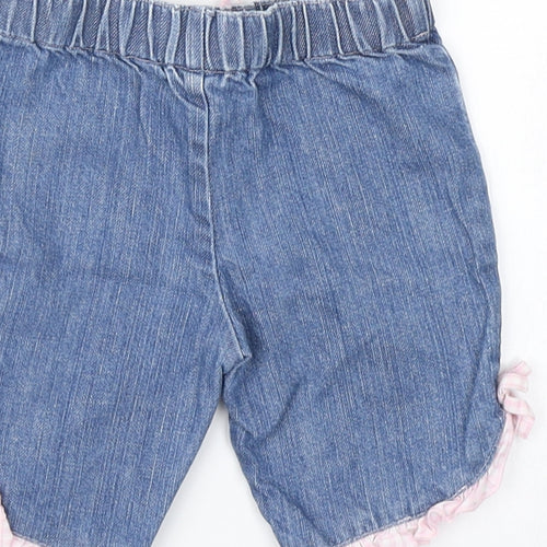 Starting Out Girls Blue  Denim Cropped Jeans Size 9 Months