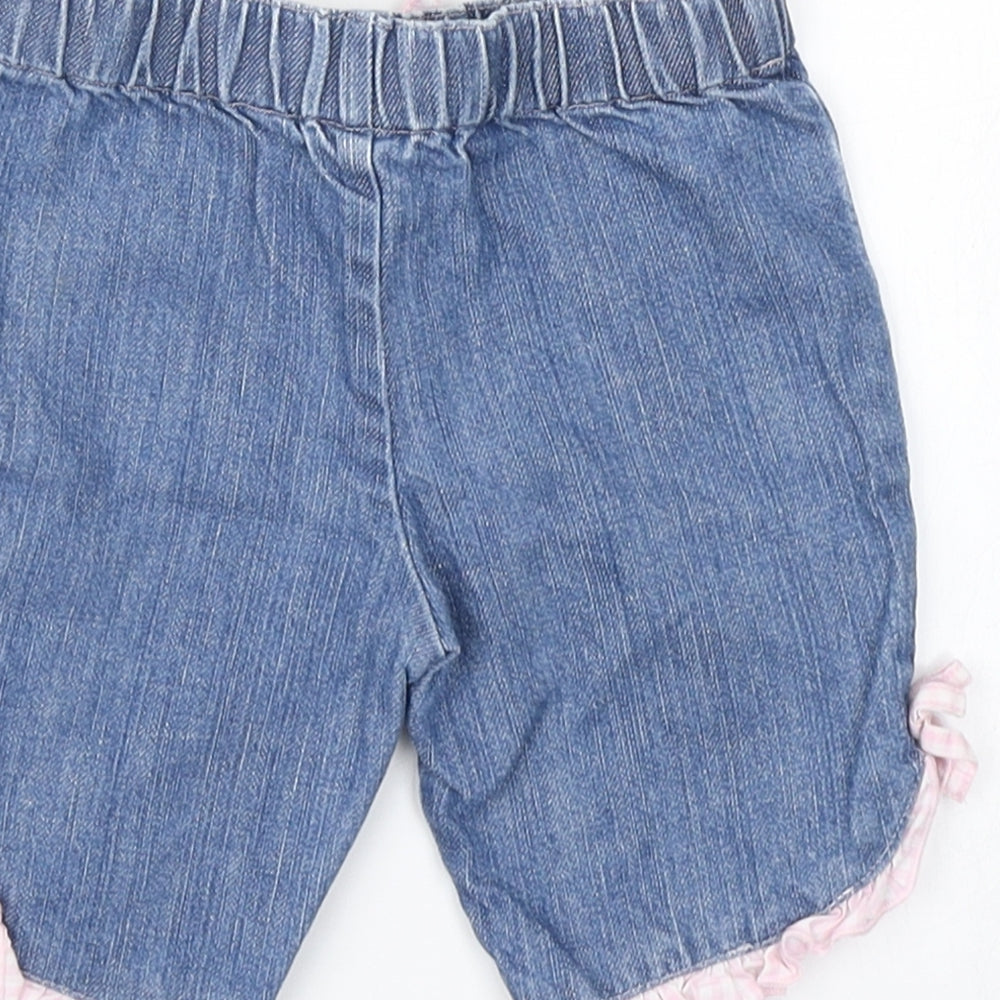 Starting Out Girls Blue  Denim Cropped Jeans Size 9 Months