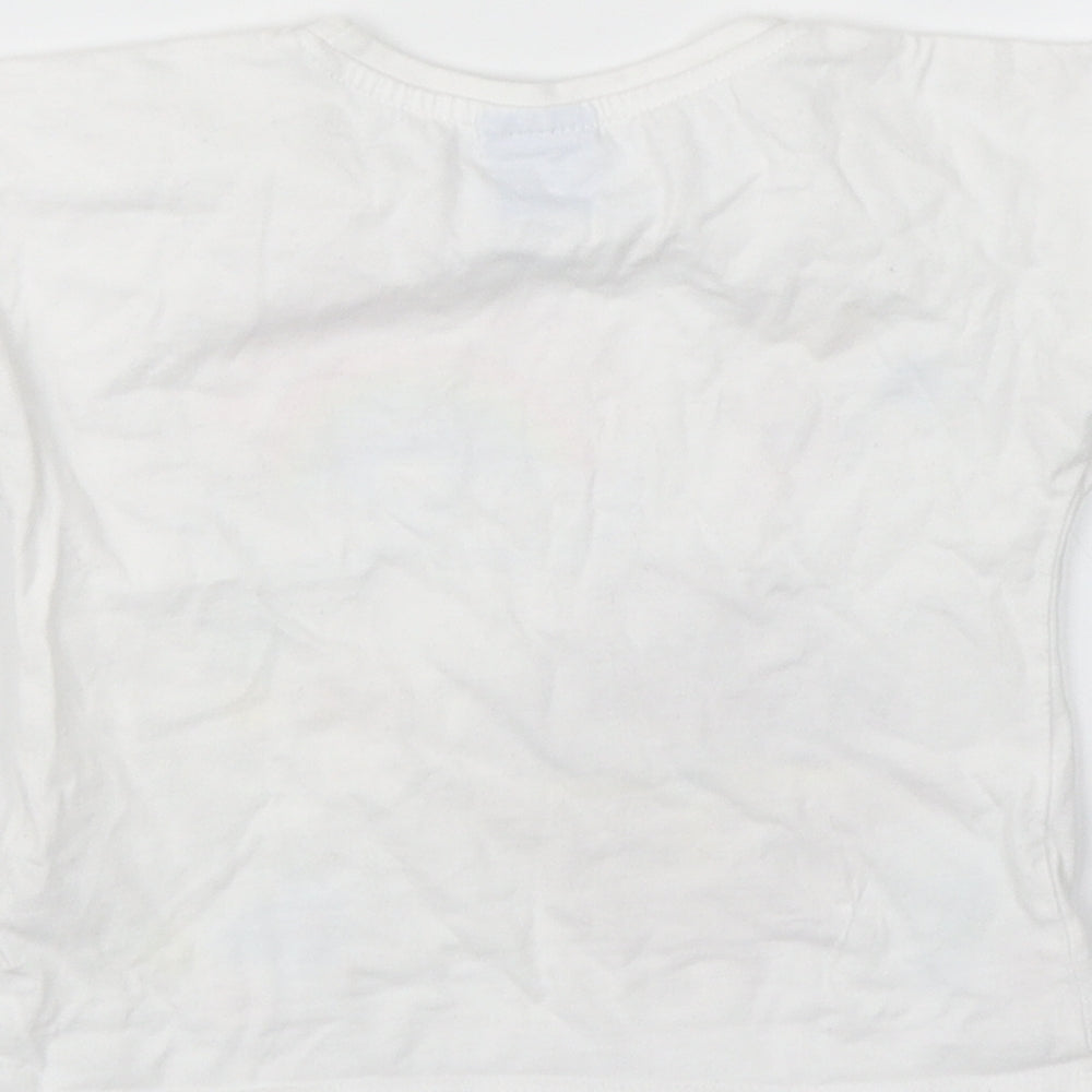 TU Girls White   Basic T-Shirt Size 2-3 Years  - Hey Duggee