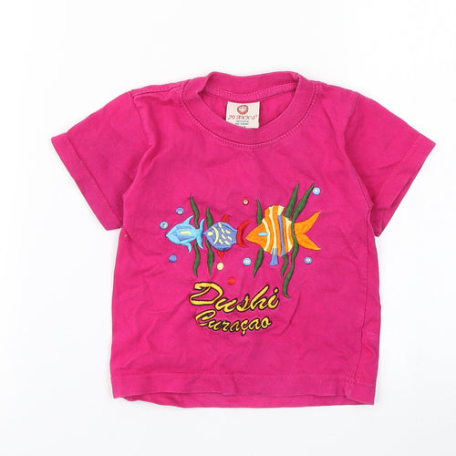 Jo Anns Girls Pink   Basic T-Shirt Size 2 Years