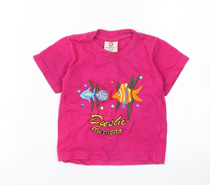 Jo Anns Girls Pink   Basic T-Shirt Size 2 Years