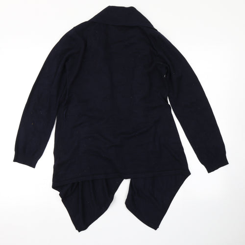 Dorothy Perkins Womens Blue  Knit Cardigan Jumper Size 10
