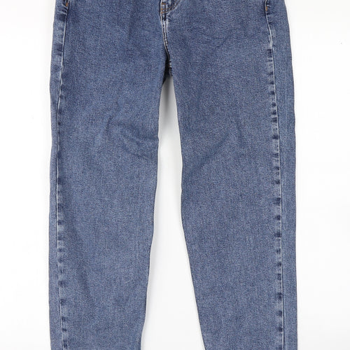 Denim Co Womens Blue  Denim Straight Jeans Size 8 L27 in