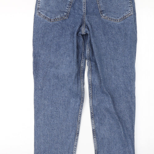 Denim Co Womens Blue  Denim Straight Jeans Size 8 L27 in