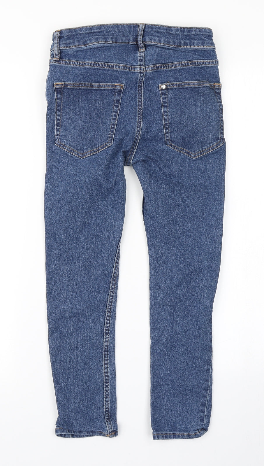 &Denim Girls Blue  Denim Skinny Jeans Size 9-10 Years